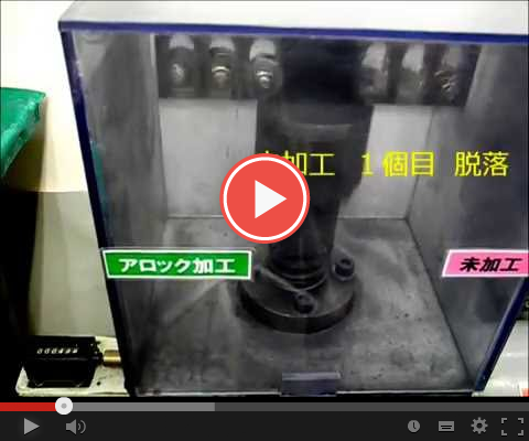 ゆるみ止め加工　ネジ・ボルト（アロック）